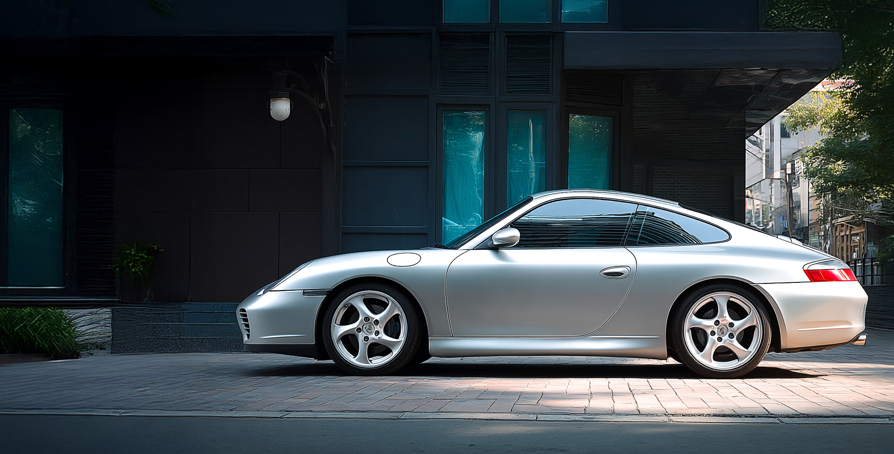 thesymmetrix PORSCHE 911 COUPE2005 soul silver color parked 08b8fd5e cbd8 4b62 8208 7db9b84f08d6 1